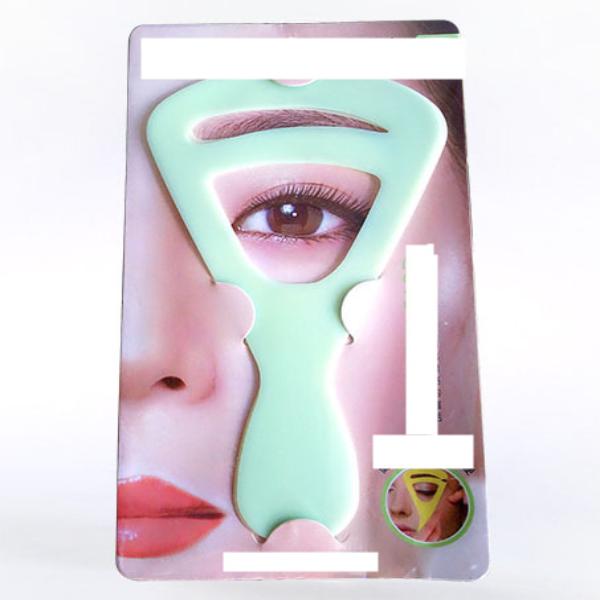 

2 шт. практичные многоразовые антидеформированные трафареты для бровей, удобный набор для формирования бровей для девочек