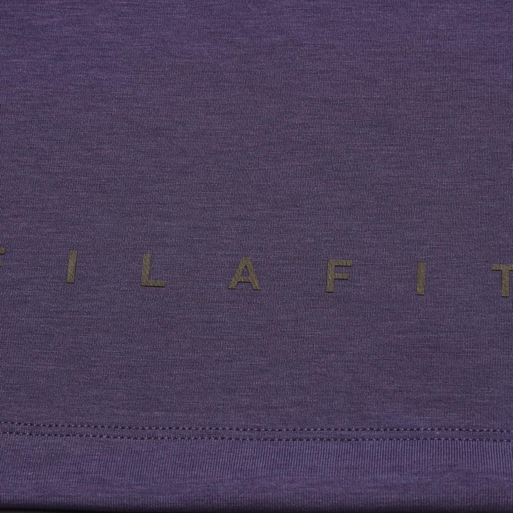 FILA Fitness Series Fashion Comfortable Casual Sports Color Block Loose Hoodie Women hoodies Purple A11W541212FPU