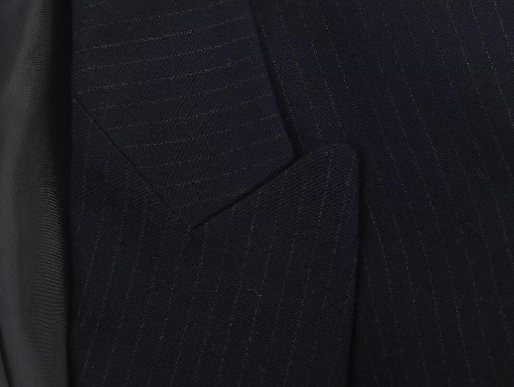 BR&ZA Women's 2026 Spring Pinstripe Double-Breasted Blazer