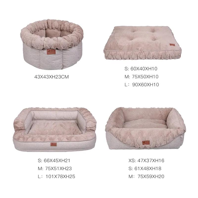 Manufacturer Wholesale Custom logo Plush Pet Beds Accessories