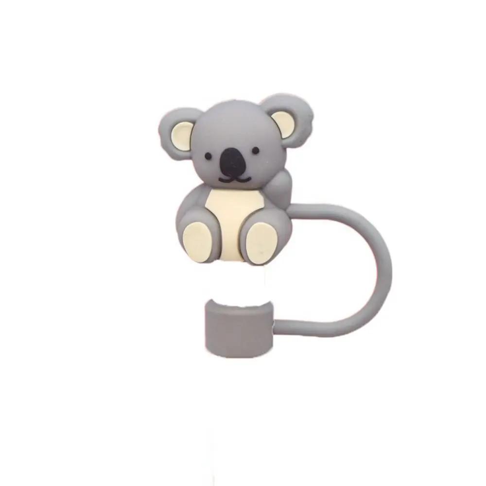 Reusable Silicone Straw Plug New Dust-proof Splash Proof Straw Tips Cover Kitchen Tool Cup Accessories Drinking Dust Cap Bottle