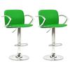 Day and Night - Day and Night Kitchen Stools 2 Units Green Artificial Leather
