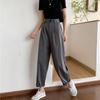 Pants Women All-match Basic Summer BF Style Minimalist Ladies Ankle-Length Trousers Wide-leg Chic Leisure Popular Womens Pant