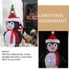 Christmas Foldable Light Up Snowman Decor 1.2/1.8m Holiday Ornament Home Party