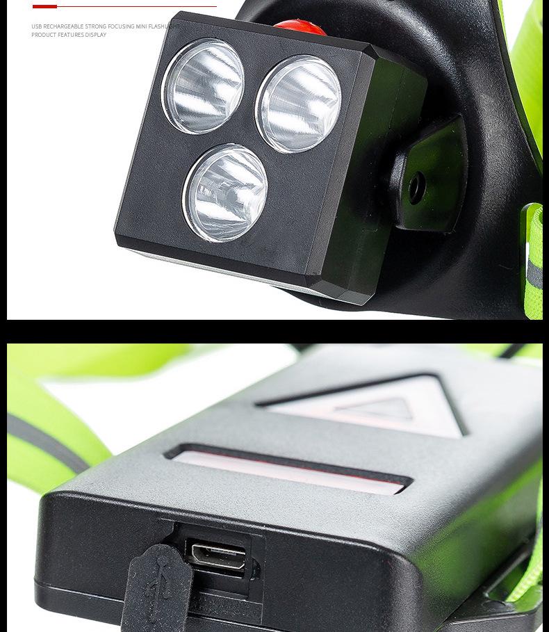 2020 USB Rechargeable Chest Light for Outdoor and Night Running