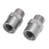 1 Pair Heavy Duty Extended Pedal Spacer Bike Pedal Extension Shaft  for Bike Pedal Compatibility