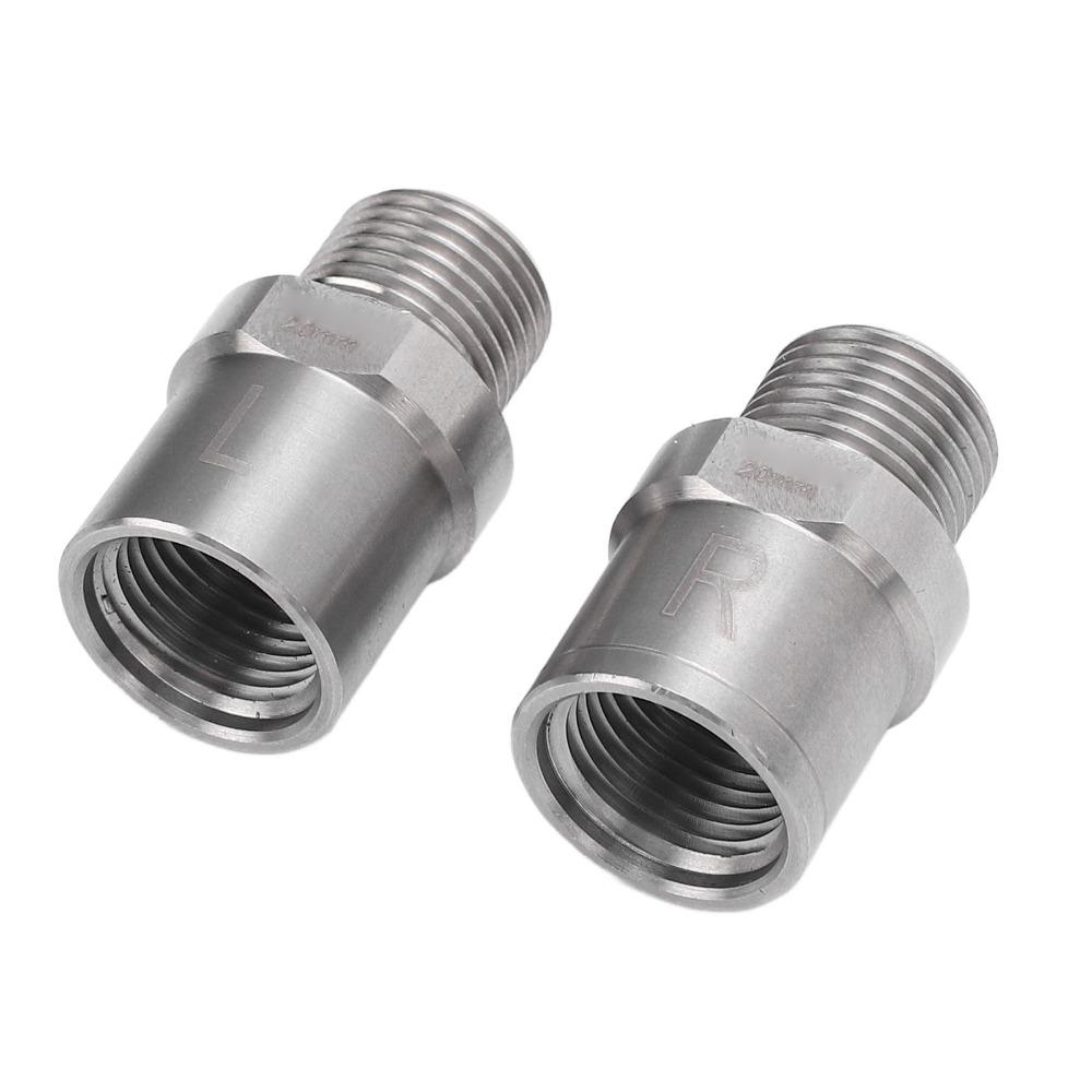 1 Pair Heavy Duty Extended Pedal Spacer Bike Pedal Extension Shaft  for Bike Pedal Compatibility