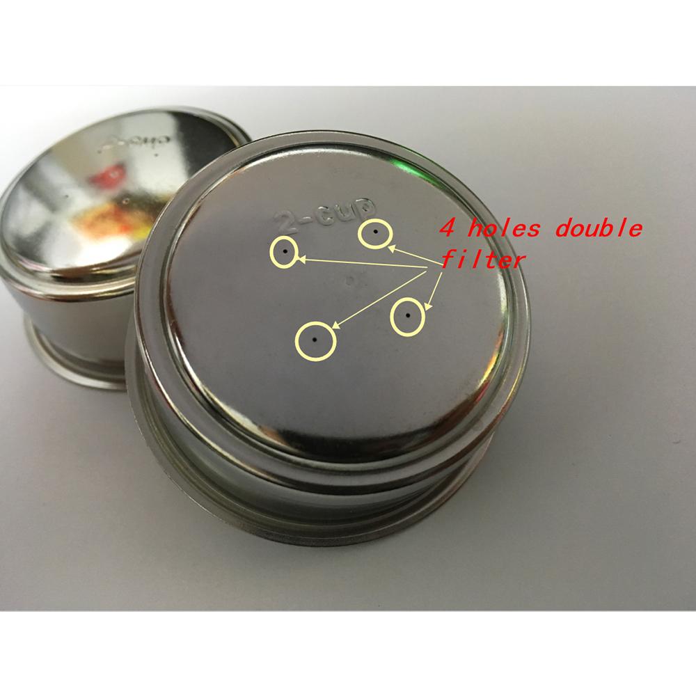 51mm 1/2cup Coffee Filter Powder Basket, Made Of Stainless Steel There Are Both Pressurized And Non - Pressurized Powder Baskets