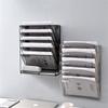 Estante de Metal para Revistas y Periódicos Montado en la Pared para Hogar Oficina Libros Periódicos Archivos Carpeta Pantalla de Escritorio