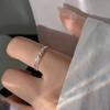 S925 Sterling Silver Wrapped Line Ring: Chic Design, High-End Feel, Adjustable Index Finger Ring for Women