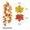 Autumn 180cm Artificial Fall Maple Leaves Garland Hanging Plant Home Party Decor