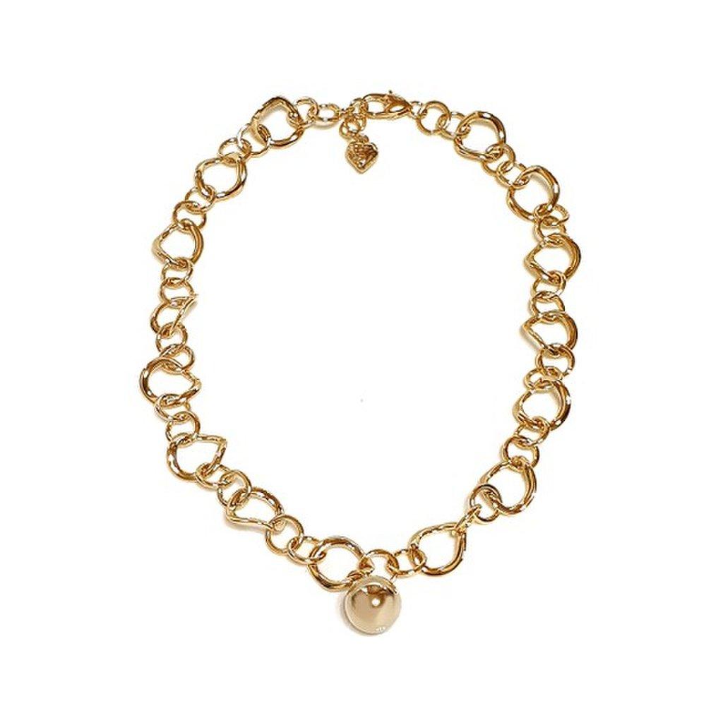 Gkelly Gold Ball Chain Necklace Nk110
