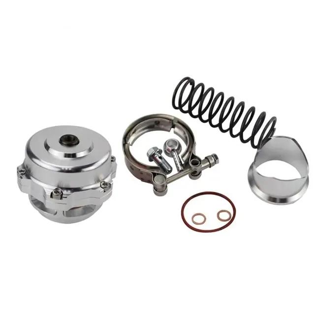 RESO   Universal 50mm V-Band Blow Off Valve BOV Q Typer With Weld On Aluminum Flange 35 PSI With Logo High Quality