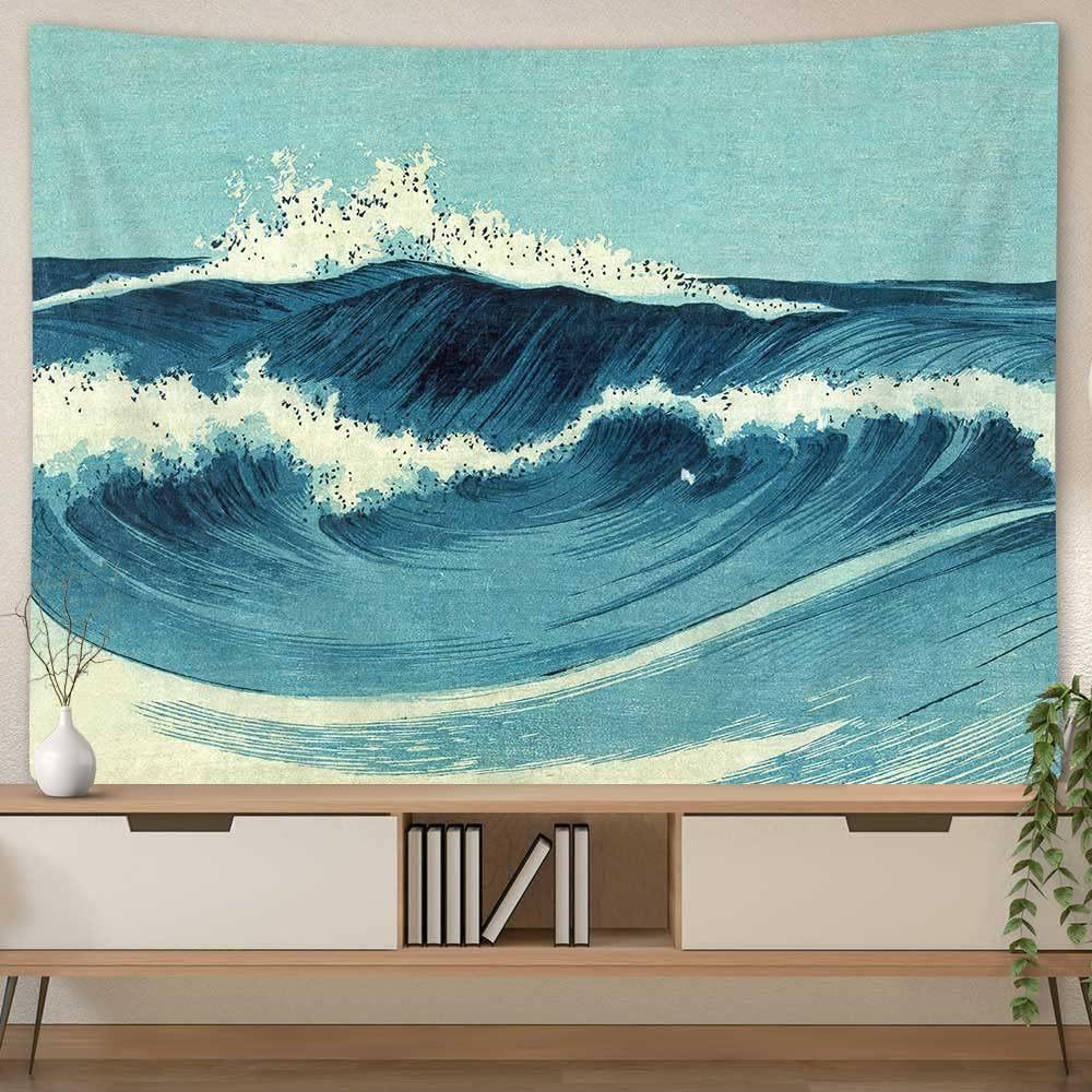 Vintage Ocean tapestry 75x100 чёрный