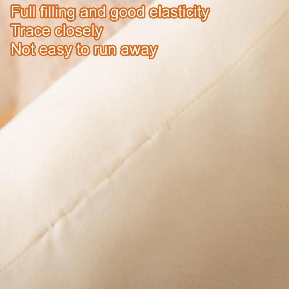 Giant Dumpling Squish Ball Toy, 20cm White Soft Sensory Squeeze Dough Bun – Compatible with Stress Relief & Decompression