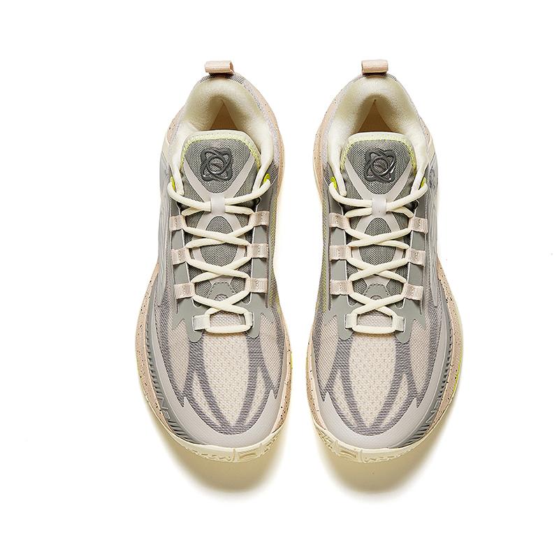 New ANTA InstANTAneous 1 Basketball Shoes Men Low Top Gray White 912411110Q-2