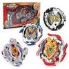 Durable Xd1689 Red Alloy Battle Gyro Set With Four Spinning Tops For Engaging Outdoor Play