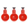 10PCS Automatic Chicken Waterer Cups with Electric Drill Bit Poultry Water Feeder Kit for Duck Goose Turkey 10PCS Cups