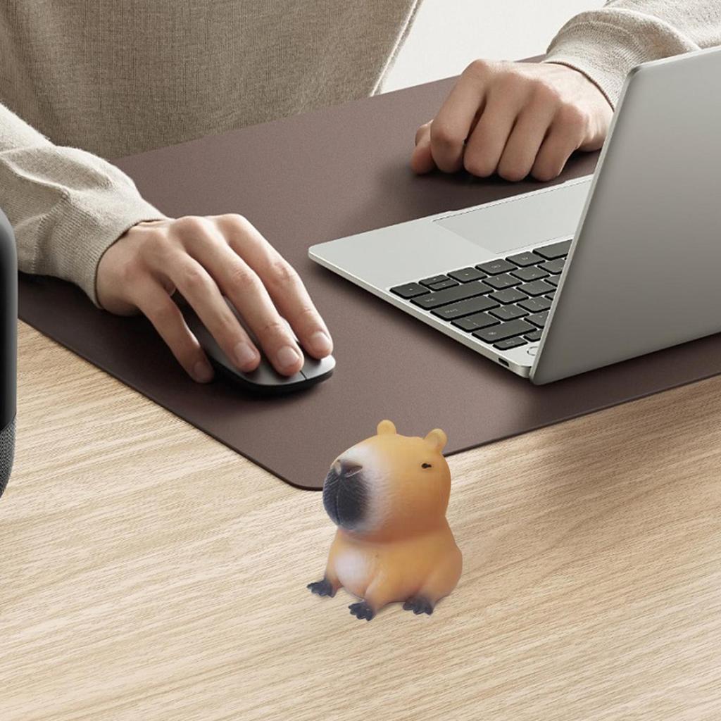 Capybara Quick Rebound Squeeze Toy Kawaii Brown Squeeze Toys Cartoon Capybara Stress Relief Decompressio n Sensory Toys Adults