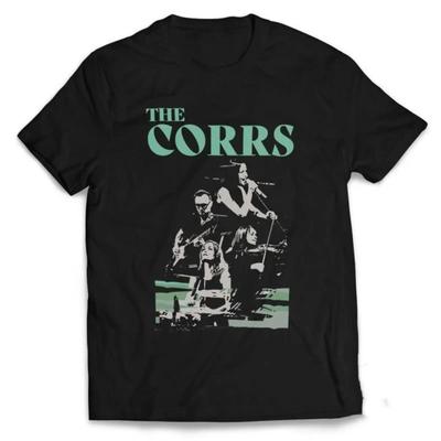 Vtg The Corrs Live In Concert Cotton T Shirt For Unisex All Size Ur066 Vintage Graphic Fashion Versatile Soft Homme