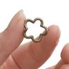10pcs/lot 15x15mm Cute Hollow Flower Charms Connector Pendant Fit DIY Handmade Metal Alloy Jewelry Making Supplies