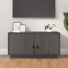 Day and Night - Day and Night Solid Gray Pine Wood TV Cabinet 80x34x40 Cm