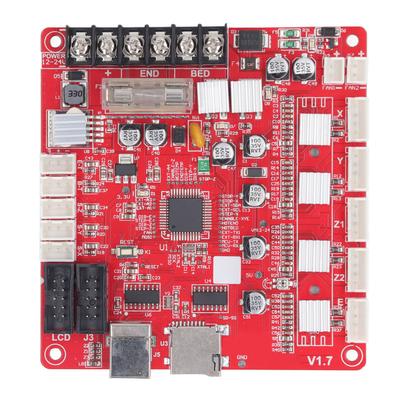 3D Printer Motherboard Good Heat Dissipation Integrated Main Board with USB Interface 12V?24V for