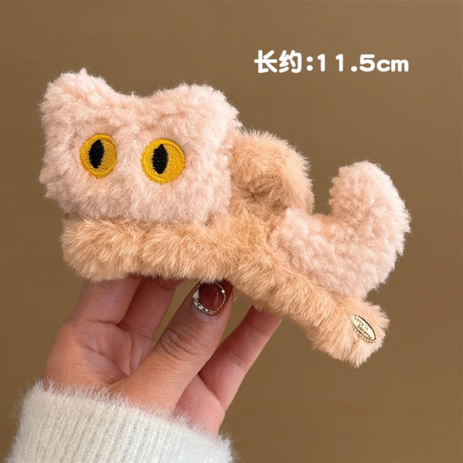 Симпатичная заколка контрастного цвета, коричневая шпилька One Size