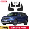 MudFlaps For Geely Azkarra Atlas  2022 2023 Mudguards Mud Flaps Splash Guards Front Rear Wheels Fender Car Accessories