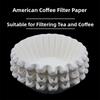 100pcs Commercial Coffee Filters Large Coffee Filters Large And Tall Filter Paper For Coffee Machines