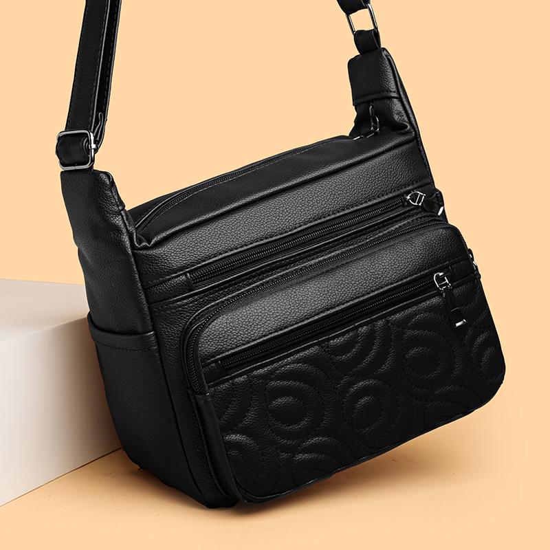 Women's Shoulder Bag Mother Bag Crossbody Multi-Layer Bag Small Square Bag Mobile Phone Bag