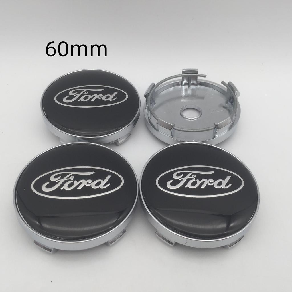 KLYD4 NEW 4pcs 3D for 54mm 56mm 60mm 68mm Ford Car emblem Wheel hub Center Cap Badge covers sticker Decal styling auto Accessories