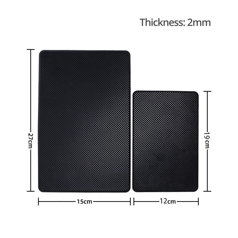 Hdoorlink Anti-Slip Car Mat Dashboard Phone Holder Non-Slip Large Car Phone Silicone Pad PVC Mat Auto Central Control Accessories