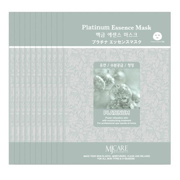 

[100 sheets] Platinum Hydrating Skin Softening Purifying Essence Mask Pack_18565297_634664