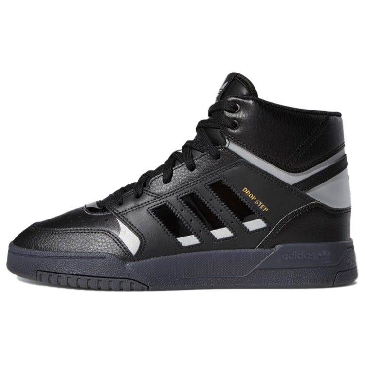 Adidas Originals Drop Step High-Top Skate Shoes Men Sneakers Black White EF7141 40⅔