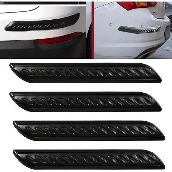 8 Packs Anti-Collision Patch Car Bumper Guard Strip Anti-Scratch Bumper Protector Trim Universal Rear Bumper Protector Car Door Edge Guards Car Side