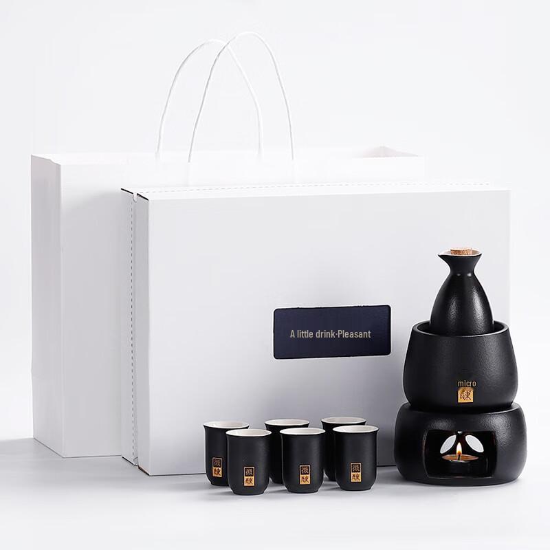 Traditional Ceramic Wine Warmer Set