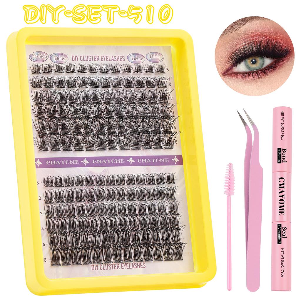 150 Tufts Of D-Song Single Tufts Of False Eyelashes 8-18Mmdiy Segmented Grafting Of Thick Eyelashes