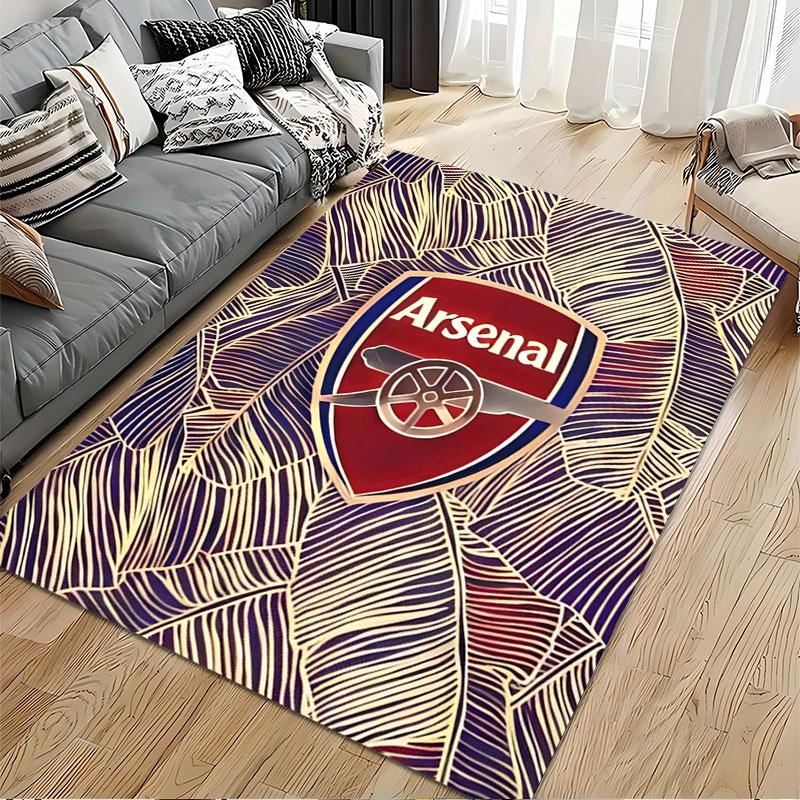 Arsenal Logo Pattern Carpet suitable as a non-slip mat for the living room or bedroom sofa