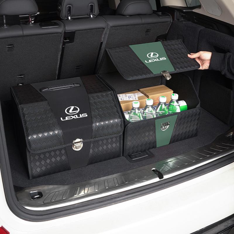 Skórzany Pojemnik do Bagażnika Samochodowego Duża Pojemność Akcesoria do Bagażu Dla Lexus GS IS LS500h ES260 ES300h RX350h NX260 UX260 LM LC