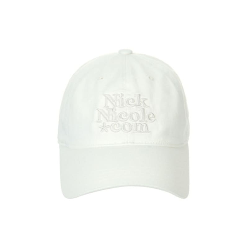 NICK&NICOLE NN DOTCOM SIGNATURE BALL cap_BEIGE GRAY