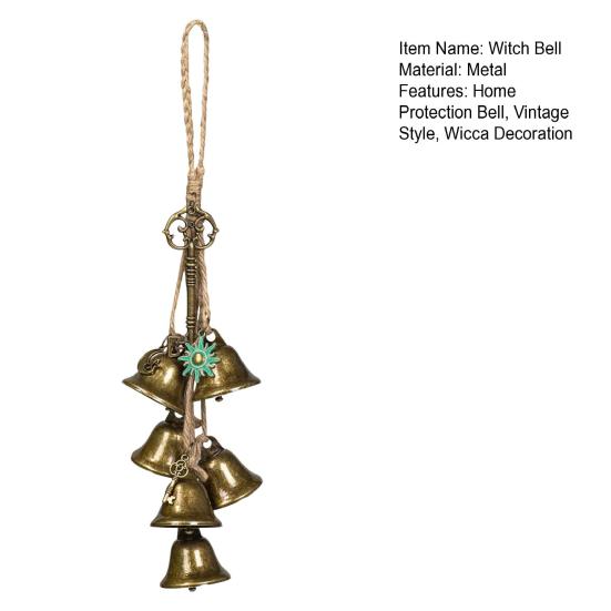 Witch Bell for Protection Door Knob Witch Wind Chime Wicca