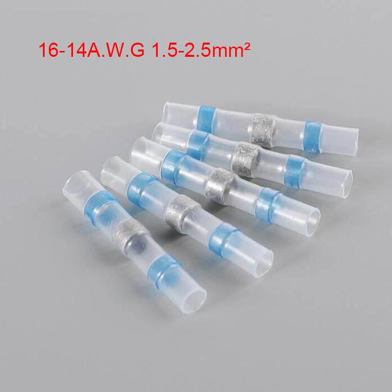 Waterproof Solder Seal Heat Shrink Butt Stress-free Wire Connectors Terminals Electrical Copper with Soldering Sleeve