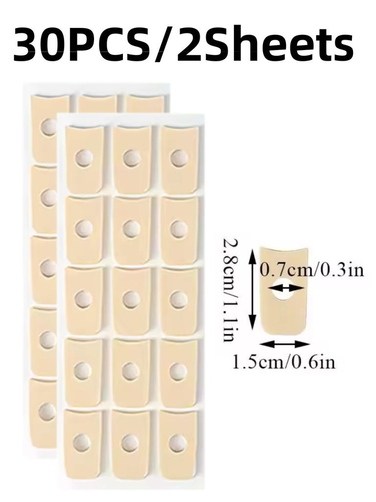 15PCS/Sheet 3 Types Callus Cushions Shoes Heel Pad Foam Round Toe Foot Corn Bunion Protectors Pads