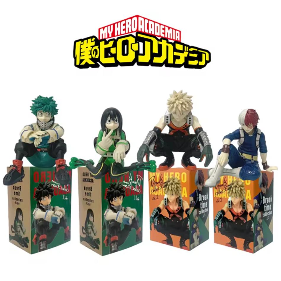 9-21Cm New Anime My Hero Academia Midoriya Izuku Bakugou Katsuki Ochaco Uraraka Anime Figure Toys For Kids Christmas Gift