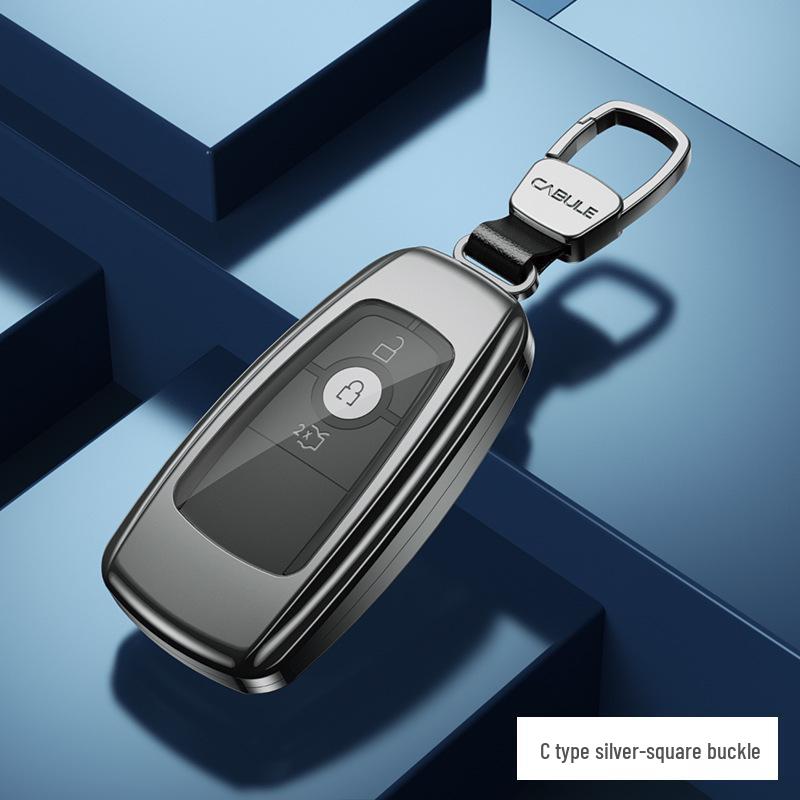 Car Key Case Cover for Ford Mondeo, Edge, Explorer, Focus, Escort, Territory, and Everest