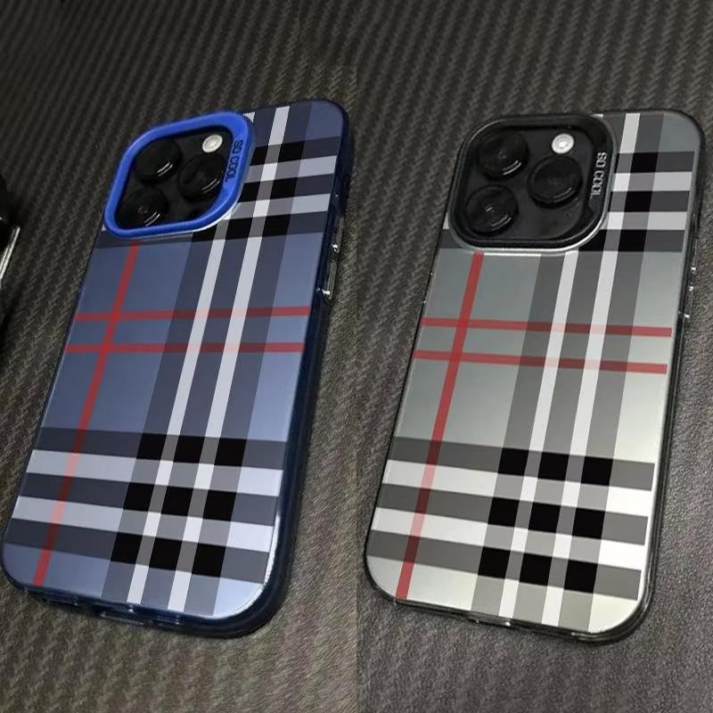Luxury Classic Check Pattern Phone Case for Samsung Galaxy A17 A07 A16 A06 A35 A55 A25 A34 A24 A26 A04 4G 5G Matte Cover