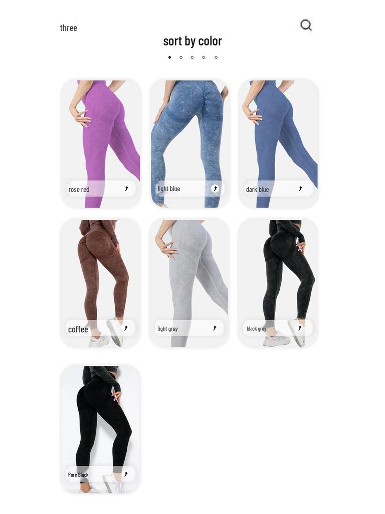 2024 Europäische & Amerikanische Nahtlose Yogahose Sexy Pfirsich-Lift Damen Leggings