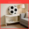 Modern Style Soccer Plush Pillow With Teddy Velvet Cover For Home Decor And Gifts