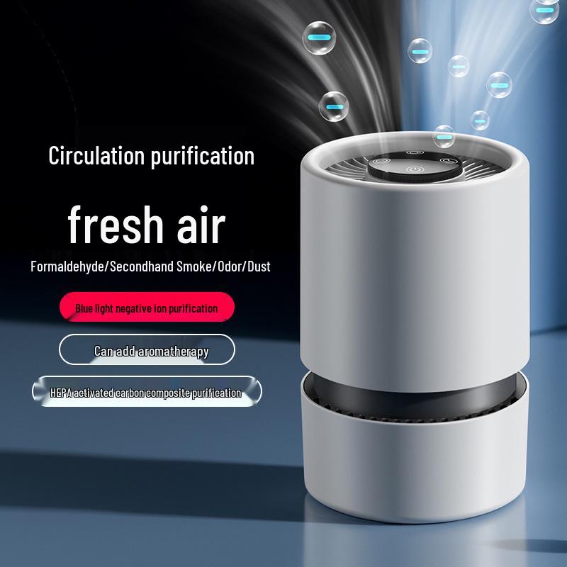 Desktop Air Purifier for Secondhand Smoke and PM2.5 Removal
